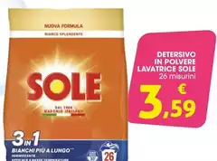 Sole - Detersivo In Polvere Lavatrice