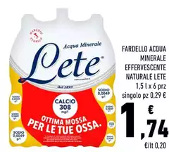 Lete - Fardello Acqua Minerale Effervescente Naturale