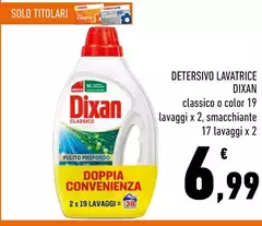 Dixan - Detersivo Lavatrice