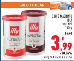 Illy - Caffe Macinato