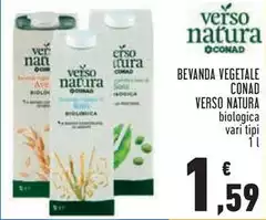 Tura - Bevanda Vegetale Verso Natura