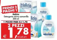 Malizia - Detergente Intimo Camomilla