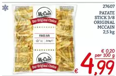 Mccain - Patate Stick 3/8 Original
