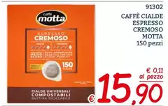 Motta - Caffè Cialde Espresso Cremoso