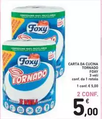 Foxy - Carta Da Cucina Tornado