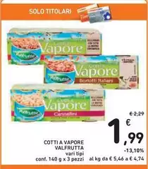 Valfrutta - Cotti A Vapore