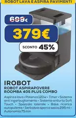 iRobot - Robot Aspirapovere Roomba 405 Plus Combo