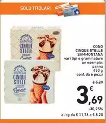 Sammontana - Cono Cinque Stelle