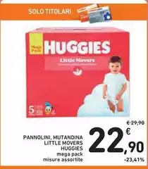 Huggies - Pannolini, Mutandina Little Movers