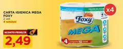 Foxy - Carta Igienica Mega