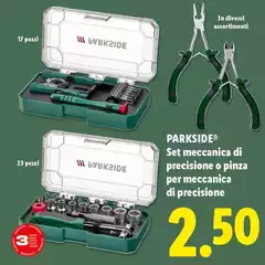 Parkside - Set Meccanica Di Precisione O Pinza Per Meccanica Di Precisione