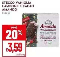 Stecco Vaniglia Lampone E Cacao