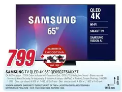 Samsung - Tv Qled 4k 65" QE65Q7F5AUXZT