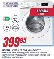 Indesit - Lavatrice Bwe91497xwvit