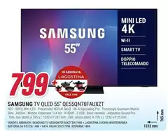 Samsung - Tv Qled 55" QE55QN70FAUXZT