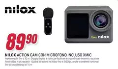Nilox - Action Cam Con Microfono Incluso XMIC