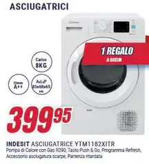 Indesit - Asciugatrice YTM1182xitr