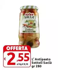 Saclà - L' Antipasto