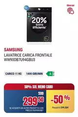 Samsung - Lavatrice Carica Frontale WW90DB7094GBU3