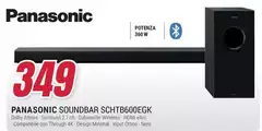 Panasonic - Soundbar SCHTB600EGK