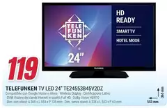 Telefunken - Tv Led 24" TE24553B45V2dz
