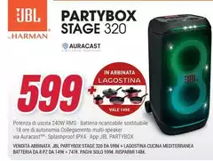 Jbl - Partybox Stage 320 AURACAST