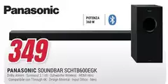 Panasonic - Soundbar SCHTB600EGK