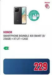 Honor - Smartphone Soundle 400 Smart (8/ 256gb) + X7 Lit + Case