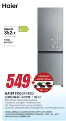 Haier - Frigorifero Combinato HDPF1618CN