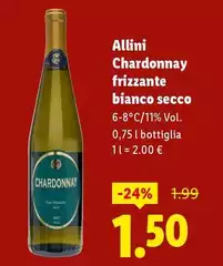 Allini - Chardonnay Frizzante Bianco Secco