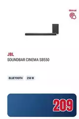 Jbl - Soundbar Cinema Sb550
