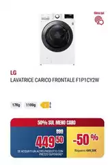 LG - Lavatrice Carico Frontale F11P2CY2W