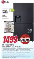 LG - Frigorifero Side By Side GSLE91EVOCTM