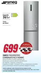 Smeg - Frigorifero Combinato RC21 XDNMC