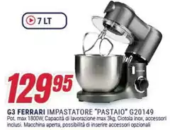 G3 ferrari - Impastatore "pastai0" G20149 G3 Ferrari Automatica