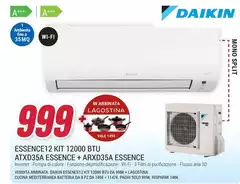 Daikin - ATXD35A essence kit 12000 e essence btu a induzione 4 Fornello(i)