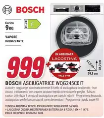 Bosch - Asciugatrice WQG2450IT