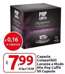 Capsule -  Compatibili Lavazza A Modo Mio Pop Caffe 50