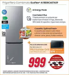 Samsung - Frigorifero Combinato EcoFlex AI RB38C607AS9