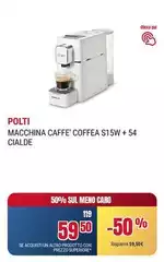 Polti - Macchina Caffè' Coffea S15w+54 Cialde