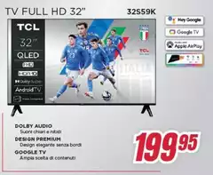 TCL - Tv Full Hd 32" 32S59K