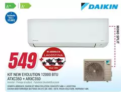 Daikin - Evolution 12000 BTU ATXC35D + Arxc35d