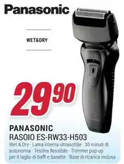 Panasonic - Rasoio Es-Rw33-H503
