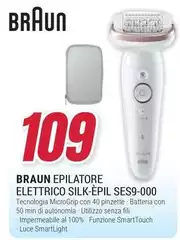 Braun - Epilatore Elettrico Silk-epil Ses9-000