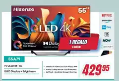 Hisense - Tv Qled 65" 4k Qled Display + Brighthes