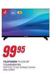 Telefunken - Tv Led 24" Te2900b56yxd