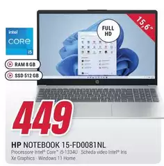 HP - Notebook 15-Fd0081NL