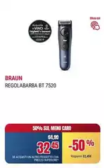 Braun - Regolabarba Bt 7520