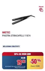 Imetec - Piastra Stiracappelli 11874