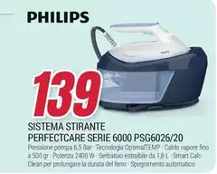 Philips - Stirante Perfectcare Serie 6000 Psg6026/20